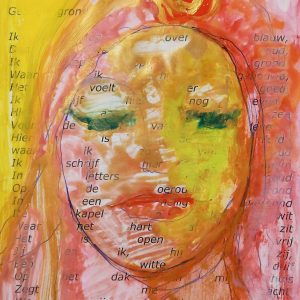 Schilderij 'Ontvangen' Lucy Nouwens