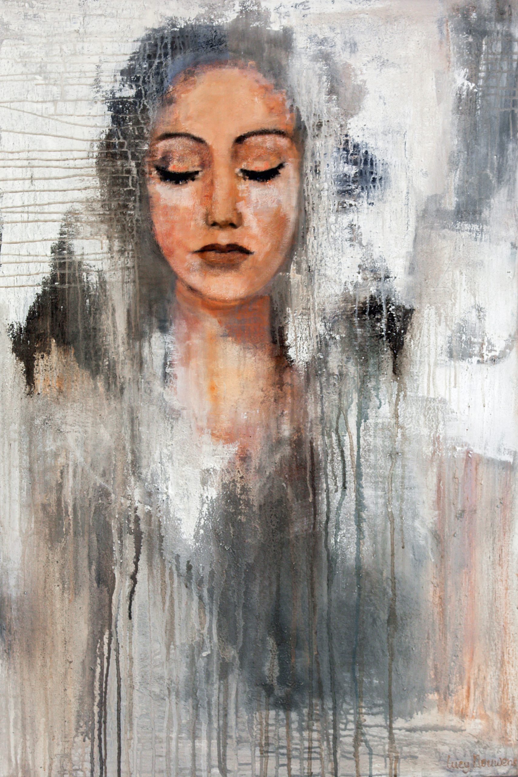 Schilderij 'Vertrouwen' Lucy Nouwens