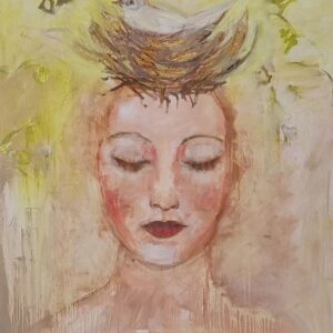 Schilderij 'Het Gouden Nest' Lucy Nouwens