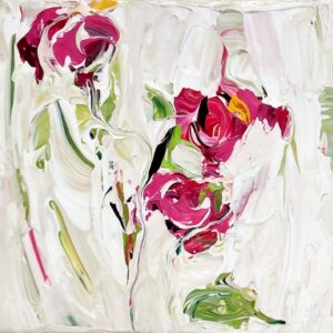 Schilderij 'Bloemenspoor' Lucy Nouwens