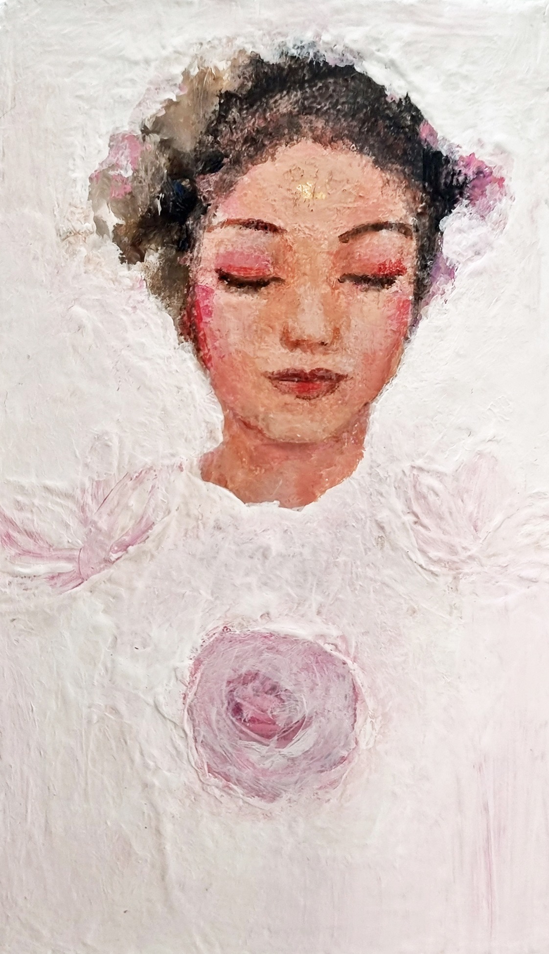 Altaartje "Ik Draag De Levensbloemen' Lucy Nouwens